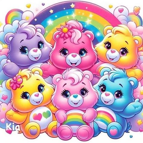 Care Bear Tattoos, Baby Disney Characters, Care Bears Vintage, Sublimation Ideas Projects Inspiration, Whatsapp Wallpaper Cute, Cute Disney Drawings, Cute Cartoon Pictures, Bear Wallpaper, Care Bear