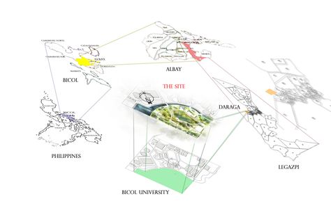 Macro-Micro Siting / Site Statement / Maps / Architectural Presentation / Architectural Thesis, Natural Science Museum, Rendered Floor Plan, Urban Analysis, Architectural Presentation, High Rise Building, Architecture Student, Corporate Office, Architecture Presentation