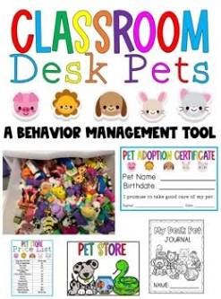 Desk Pet Organization, Pet Shop Classroom Theme, Pencil Parking Lot Classroom, Desk Pets Classroom Management, Class Pets, Desk Pets, Classroom Pets, Kindergarten Classroom Management, Desk Pet