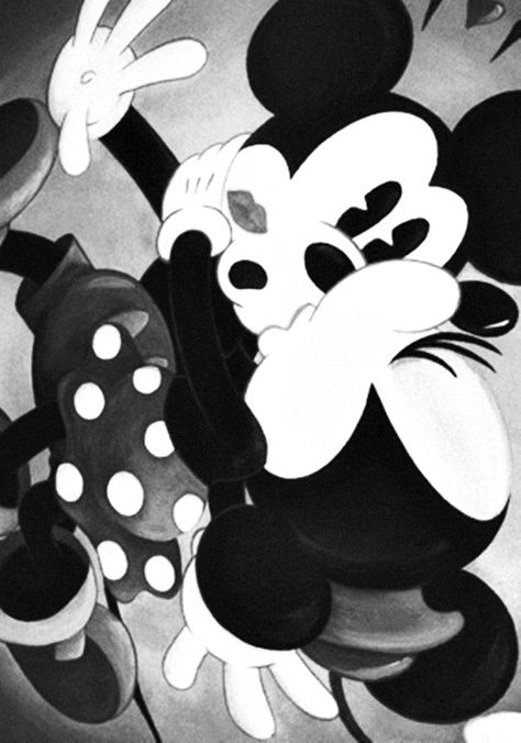 Vintage Mickey And Minnie, Mickey Love, Minnie Y Mickey Mouse, Mickey Mouse Art, Minnie And Mickey, Mickey Mouse Wallpaper, Cartoon Painting, I Love Disney, Disney Addict