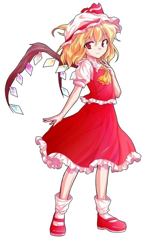 Flandre Scarlet, Touhou Anime, Cartoon People, Neon Genesis Evangelion, Anime Kawaii, Magical Girl, Character Drawing, Scarlet, Character Design