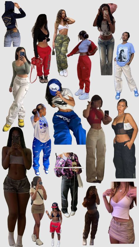 #myfirstshuffle Baddie Streetwear, Baggy Outfit Ideas, Street Style Outfits Casual, Outfits Baddie, Outfit School, Skater Outfits, Latina Fashion Outfits, Boujee Outfits, Outfit Inspo Casual