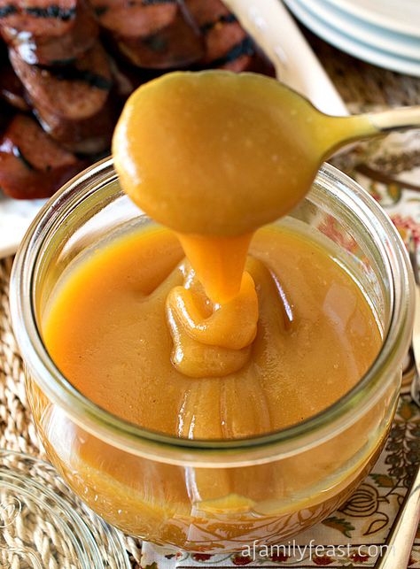 A fantastic recipe for a Sweet Hot Mustard Sauce. We like to serve it with grilled kielbasa or any other dish that pairs with a good, zesty mustard! Hot Mustard Sauce, Sweet Hot Mustard, Grilled Kielbasa, Hot Mustard, Homemade Mustard, Mustard Recipe, Homemade Condiments, Gravy Sauce, Mustard Sauce