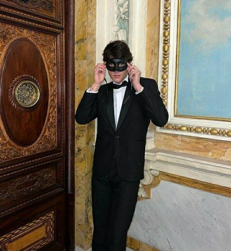 masquerademenguysboysold money aestheticboyfriendbook boyfriendaesthetic Masquerade Men Aesthetic, Guy Masquerade Outfit, Masquerade Theme Party Outfit Men, Ball Outfits Men Aesthetic, Masquerade Man Outfit, Masquerade Mens Outfits, Masquerade Mask Men Aesthetic, Men Prom Aesthetic, Formal Ball Aesthetic