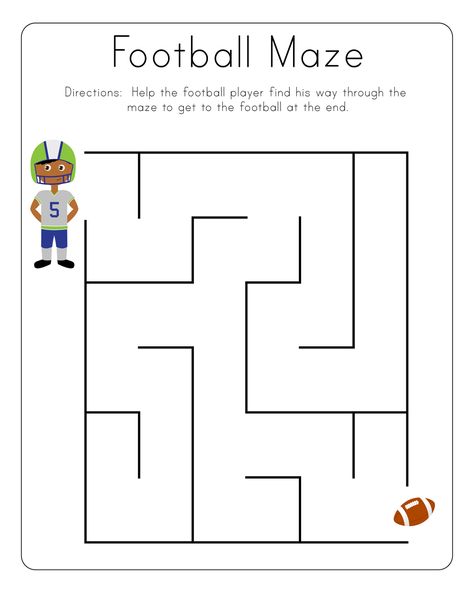 Maze For Kids, Mazes For Kids Printable, Toddler Printables, Free Printable Puzzles, Maze Worksheet, Printable Mazes, Printable Puzzles For Kids, Prep Activities, Mazes For Kids