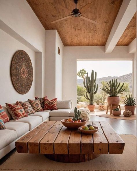 Desert Style Home Interior Design, Modern Desert Home Interiors, Rustic Mexican Home Decor, Mexican Home Decor Modern, Desert Homes Interior, Mexican Luxury, Southwestern Interior Design, Southwest Interior Design, Southwest Interiors