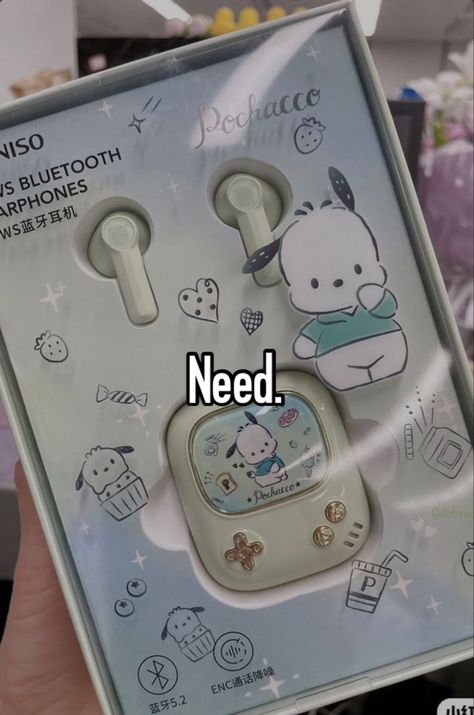 Sanrio Earbuds, Pochacco Aesthetic, Pochacco Stuff, Nobody Cares About Me, Father And Girl, Sanrio Pochacco, Mommy Dearest, Kitty Drawing, Hello Kitty Drawing