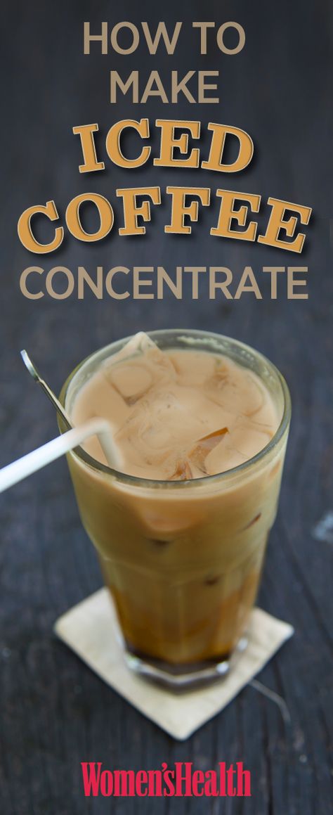 How to make iced coffee concentrate Coffee Concentrate Recipe, Relaxing Drinks, Iced Coffee Concentrate, Deceptively Delicious, Make Iced Coffee, Protein Shake Recipe, Princess Food, Iced Coffee Protein Shake Recipe, Iced Coffee Protein Shake