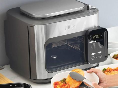 Forget air fryers! Ninja’s Combi multi-cooker might be its most versatile appliance yet - NewsBreak Cheese Enchilada Casserole, Chicken Stuffing Casserole, Compact Appliances, Air Fryer Chicken Tenders, Air Fryers, Countertop Appliances, Stuffing Casserole, Cube Steak, Best Air Fryers