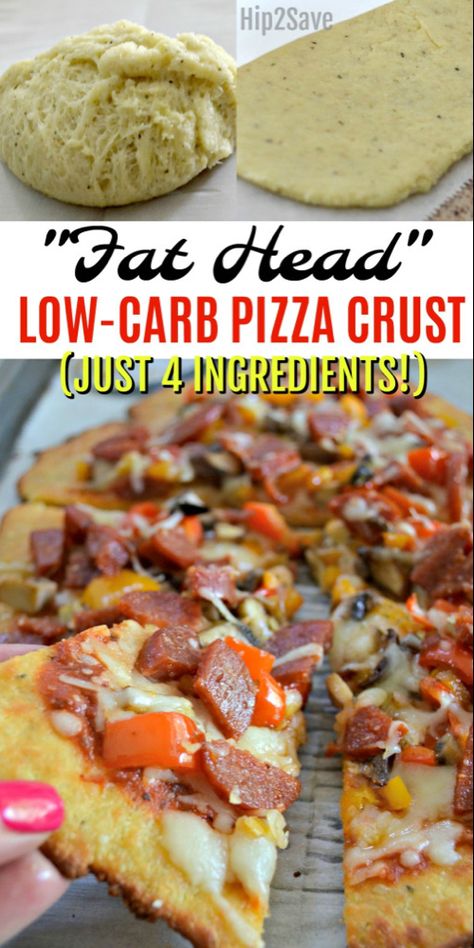 Fat Head Pizza Crust, Low Carb Pizza Crust, Low Fat Low Carb, Low Carb Low Fat Recipes, Fat Head, Baking Powder Uses, Pizza Crust Recipe, Low Carb Low Sugar, Best Low Carb Recipes