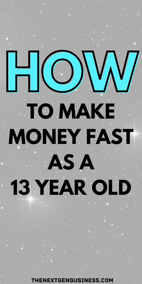 Do you want ideas on how to make money as a 13 year old fast? This post is full of ideas (you probably never thought of!) to make money for kids and teenagers along with the best tips to make money. Some of these kid jobs can be done at home or online while some require them to go out. Check them out! With the rise of the online world, there's plenty of things a teenager can today do to make extra income. Money For Kids, Earn Money App, Making Money Teens, Babysitting Jobs, Best Ways To Make Money, Teen Money, Best Online Jobs, Ways To Get Money, Jobs For Teens