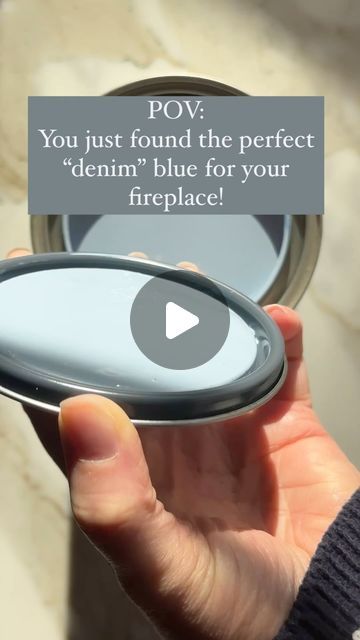 Amy Sadler | Paint Color Consultant and Faux Finisher on Instagram: "Are you on the hunt for a paint color that’s as adaptable and timeless as your favorite pair of jeans? 

I found it! 

 Benjamin Moore’s “denim wash” is the versatile shade you’ve been dreaming of.

I’ll be showing you in the next few days how I transform my own fireplace from creamy white to this beautiful shade of denim wash!

Here’s why this delightful blue is taking the design world by storm : (well, maybe not the design world but my world) 😂 

Versatility at its best : Just like your favorite denim jeans, denim wash fit fits seamlessly into into almost any room complementing so many styles and pallets. From coastal vibes to industrial lofts, this color is your go to for a chic and casual look. 

Perfect Pairing Powe Benjamin Moore Denim Wash, Benjamin Moore Paint Colors Blue, Denim Blue Paint, Industrial Lofts, Colour Consultant, Perfect Denim, Paint Colors Benjamin Moore, Blue Paint Colors, Benjamin Moore