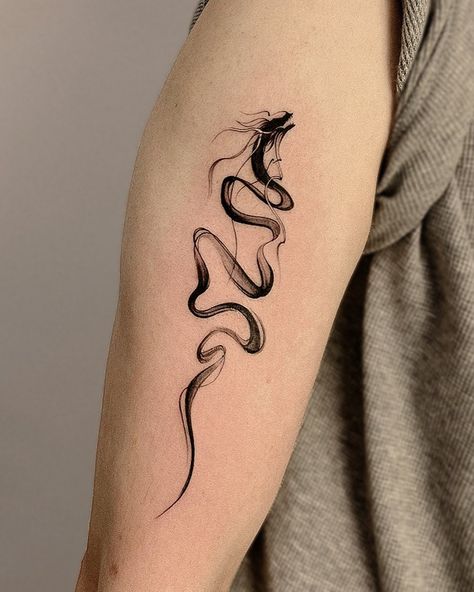 Balance Tattoo, Abstract Tattoo Ideas, Japanese Dragon Tattoo, Korean Tattoos, Unalome Tattoo, Zodiac Tattoos, Red Tattoos, Elegant Tattoos, Abstract Tattoo