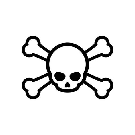 Toxic Sign, Jdm Car Stickers, Easy Skull Drawings, Pirate Symbols, Skull Icon, Simple Skull, Jdm Stickers, Cute Skull, Easy Drawings For Beginners