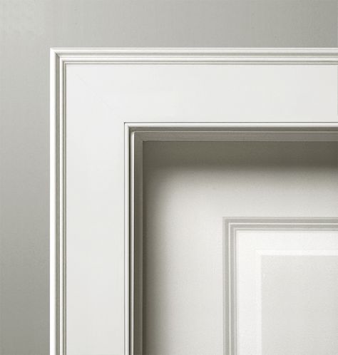 This is the style of door and window casing I am recommending throughout the house. I love the flat moulding with the simple frame on the outer  and inner edges. It will give the house instant character. WindsorONE beaded casing Craftsman Trim, Door Frame Molding, Baseboard Trim, House Trim, Window Molding, Window Casing, Door Casing, Door Molding, Trim Styles