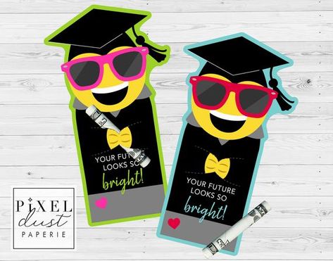 Graduation Sunglasses, Graduation Card Design, Unique Valentines Cards, Money Holders Card, Grad Party Decor, Graduation Printables, Pixie Sticks, Graduation Money, Grad Party Decorations