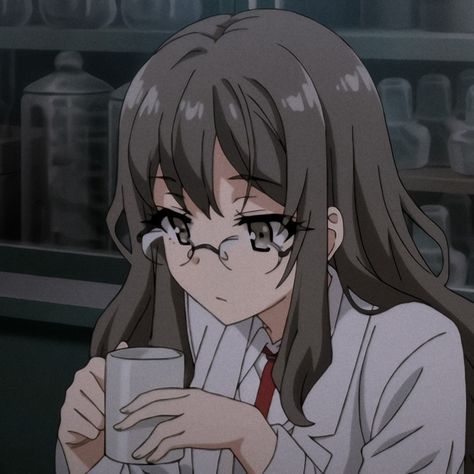 Rio Futaba (Bunny-Girl Senpai) Rio Futaba, Anime Expressions, Friend Anime, Cute Anime Profile Pictures, Anime Monochrome, Digital Art Anime, Cartoon Icons, Bunny Girl, Anime Character Drawing