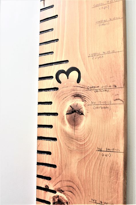 DIY Growth Chart! - Tutorial! - Making Things is Awesome Diy Measuring Stick Growth Charts, Growth Chart Diy, Height Chart Diy, Diy Growth Chart, Growth Charts, Good Memories, Height Chart, Family Project, Growth Chart