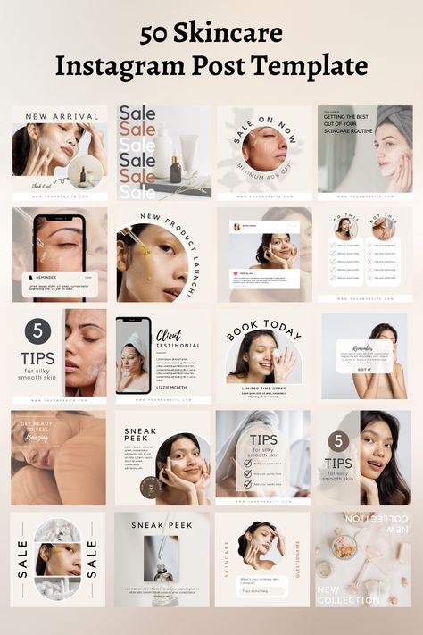 #Esthetician_Feed_Instagram #Canva_Skincare_Templates #Instagram_Template_Skincare #Skincare_Social_Media_Post_Design Canva Skincare Templates, Skincare Brand Instagram Feed, Medspa Instagram Feed, Skincare Social Media Posts, Skincare Instagram Posts, Skin Care Social Media Design, Skincare Posts For Instagram, Skin Care Instagram Post Ideas, Skin Care Social Media Post