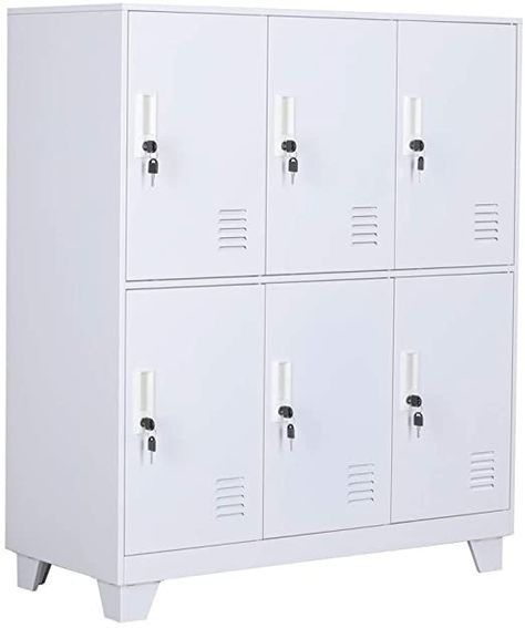 Bedroom Organizer, Storage Toys, Industrial Cabinets, Locker Organization, Office Lockers, Makeup Kit For Kids, Metal Storage Cabinets, Grey Doors, Metal Lockers