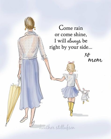 💛 We will be celebrating “Motherhood” throughout the next few weeks in preparation for Mothers Day ...and in celebration of that I’ll be… Mother Daughter Art, Heather Stillufsen, Mother Daughter Quotes, Mom And Daughter, Daughter Quotes, 수채화 그림, Mothers Day Quotes, Mother Quotes, Baby Quotes