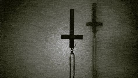 Upside Down Cross, Black Banner, Dark Grunge, Dark Nature Aesthetic, Banner Gif, Gray Aesthetic, Header Banner, Dark Places, Aesthetic Gif