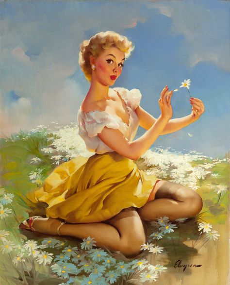 Stile Pin Up, Vintage Pin Ups, Glamour Art, Pinup Vintage, Pin Up Vintage, Gil Elvgren, Pin Up Girl Vintage, Pin Up Posters, Pinup Art