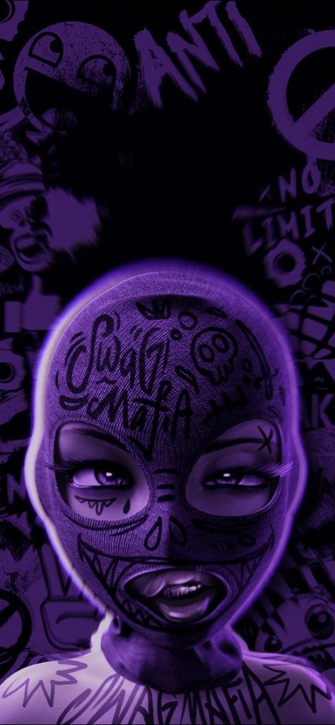 Insta Dp, Cholo Style, Brat Doll, Album Art Design, Digital Art Design, Graffiti Lettering, Thug Life, Henna Design, Purple Wallpaper