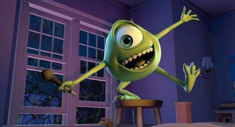 18 Unanswerable Questions I Have About Disney Movies Sully Monsters Inc, Monsters Inc University, Mike From Monsters Inc, Circus Characters, Disney Pixar Characters, Tom Y Jerry, Green Characters, Love Series, Disney Pixar Movies