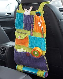 Road Trip Car Caddy - on Unpinning Pinterest+ No pattern Car Caddy, Crochet Organizer, Road Trip Car, Crochet Car, Confection Au Crochet, Crochet Storage, Haken Baby, Yarn Projects, Crochet Home