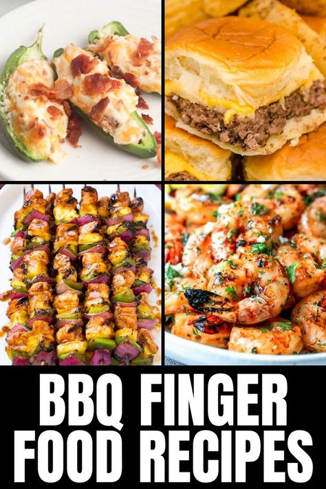 finger foods for a BBQ Bbq Finger Foods, Backyard Bbq Appetizers, Summer Bbq Appetizers, Barbecue Appetizers, Barbecue Party Food, Finger Foods Easy Party, Backyard Bbq Food, Finger Food Ideas, Bbq Party Food