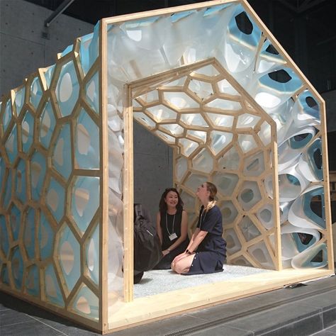 Japanese Tearoom, Module Design, Pavilion Architecture, Modern Architecture Design, Pavilion Design, Digital Fabrication, Layout Architecture, Organic Architecture, Design Del Prodotto