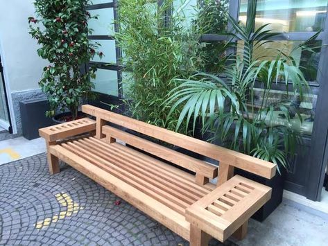 Outdoor bench seating