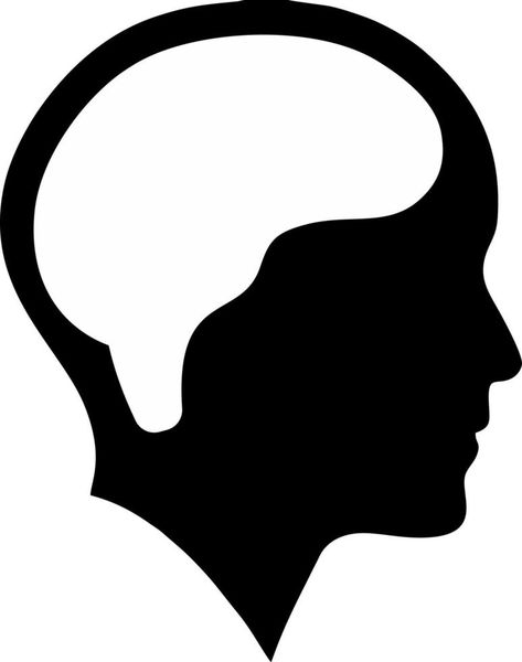 brain head silhouette icon vector Brain Silhouette, Brain Shape, Brain Vector, Brain Icon, Head Silhouette, Vector Shapes, Brain, Vector Free, Clip Art