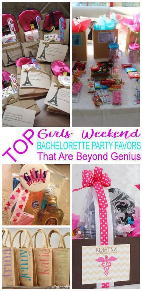 Bachelorette Trip Goody Bag, Over 50 Bachelorette Party, Goody Bags For Bachelorette Party, Prom Goody Bag Ideas, Wine Weekend Gift Bags, Goodie Bags For Bachelorette Party, Wine Bachelorette Party Favors, Bachelorette Party Favors From Bride, Dollar Store Bachelorette Party