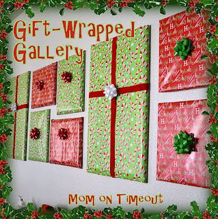 Mom On Timeout: Gift-Wrapped Gallery Natal, Xmas Gift Wrap, Law Christmas, Diy Xmas Gifts, Office Christmas, Idea Gift, Christmas Wrapping Paper, Christmas Paper, Decor Idea