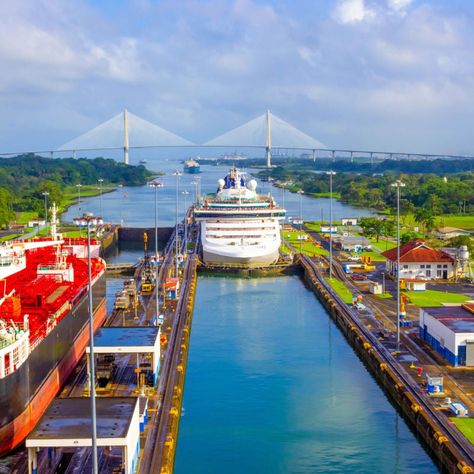 Panama City, Pacific Coast, Panama Canal Cruise, Artificial Lake, Panama Canal, Ways To Travel, Travel News, Panama City Panama, Albania