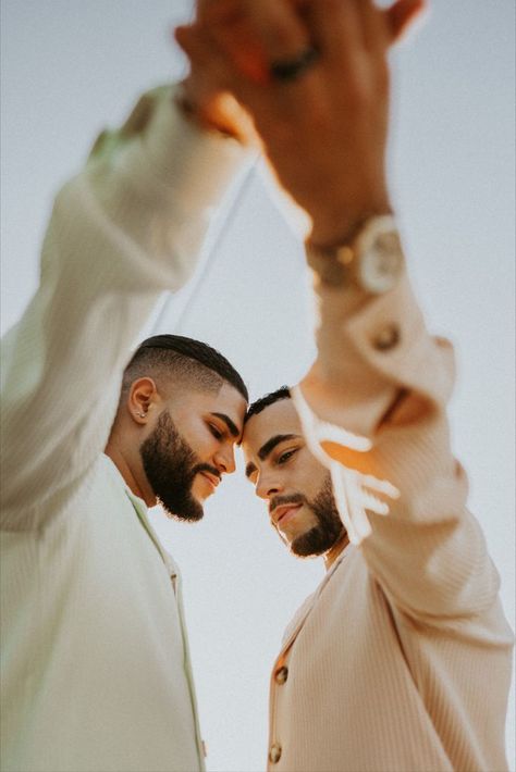 Romantic Editorial, Gay Wedding Photography, Gay Wedding Photos, Soul Photography, Fashion Romantic, Couple Style, Lgbt Wedding, Men Photoshoot, Engagement Photo Poses