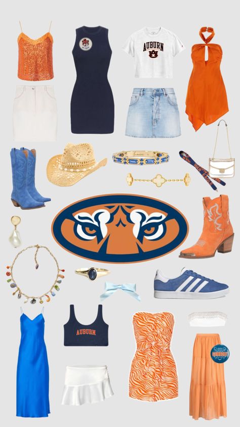 #auburn #gameday #outfitinspo Auburn Gameday Outfit, Clemson Gameday Outfit, Auburn Clothes, Auburn Gameday, Clemson Outfits, College Football Game Outfit, Rush Week Outfits, College Football Outfits, College Gameday Outfits