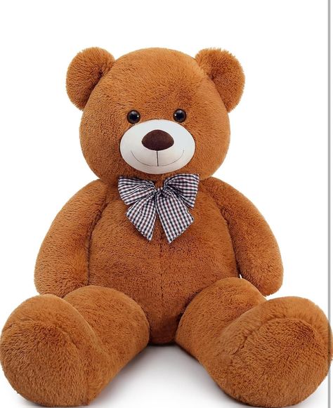 🧸Giant Big Teddy Bear 4.5 Feet Life Size Tan Plush Bear Brown Stuffed Animal for Children for party prop (baby shower). 🧸Pink, Purple, Light Blue, Brown, Cream, White colored bears available  🧸Large and Giant Teddy Bear: Measuring at 47 inches, this big teddy bear is perfect for cuddling and snuggling. 🧸 Soft Touch: Made of high-quality PP cotton, this large teddy bear is extremely soft and comfortable to hug. It's like having a best friend to share happy moments with. 🧸 Classic Design: With its classic brown fur and cute smile, this teddy bear plush bear is a timeless companion. It's the perfect gift for Children's Day, Christmas Day, Birthday, Valentine's Day, Halloween, Mother's Day, baby shower decoration, gender reveal, or house-warming party. Surprise your loved ones with the be Big Teddy Bears, Teddy Bear Big, Brown Stuffed Animal, Baby Shower Teddy Bear, Ib Art, Large Teddy Bear, Big Teddy Bear, Big Teddy, Giant Teddy Bear