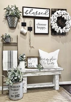 Cozy Farmhouse Living Room, Farmhouse Living Room Decor Ideas, Deco Champetre, Living Room Decor Rustic, Dekor Diy, Farmhouse Living Room, Living Room Decor Ideas, Farmhouse Decor Living Room, Room Decor Ideas