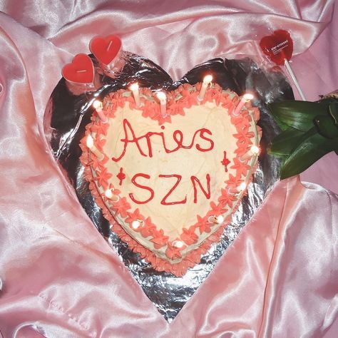 lexio❤️‍🔥🏹🤍’s Instagram post: “happy aries season <3” Aries Mood, Aries Aesthetic, Aries Birthday, Aries Season, High Vibrations, Birthday Post, Pink Birthday Party, Dream Party, Birthday Posts