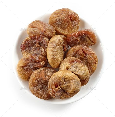 bowl of dried figs by magone. bowl of dried figs isolated on white background, top view #AD #figs, #magone, #bowl, #dried Figs Still Life, Figs Photography Food Styling, Dried Fig Oatmeal, Dried Figs Photography, Dried Figs, Fig, Almond, Bowl, Health