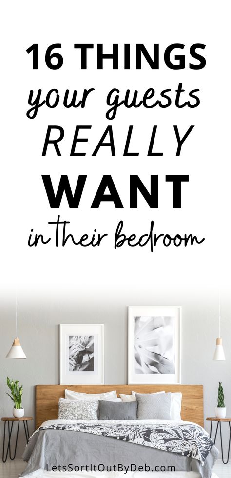 Discover the 16 things your guests really want in their guest bedroom now #guestbedroomtips #guestbedroomideas #guestbedrooms #hostesstips Small Bedroom Inspo Cozy, Bedroom Inspo Cozy, Decor Small Living Room, Guess Bedroom, Neutral Guest Bedroom, Small Guest Bedroom Ideas, Cozy Maximalism, Guest Bedroom Inspiration, Guest Room Essentials