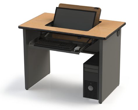 SRI Series Flip Desk - Table - Desk - PC - Computer Flip Top Desk, Flip Desk, Desk Flip, Desk Monitor, Workspace Storage, Buy Desk, Computer Workstation, Pc Desk, Desk Design