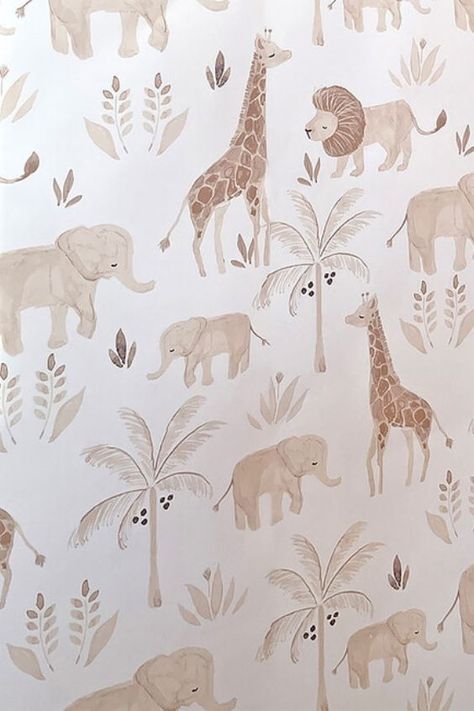 Baby safari nursery