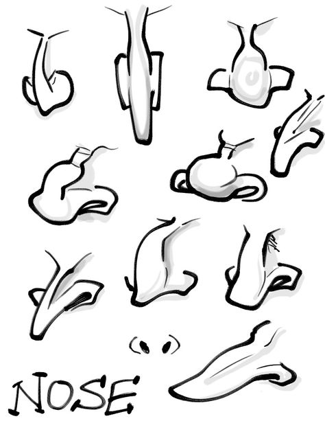 noses cartoon - Google Search Cartoon Noses, Caricature Tutorial, رسم كاريكاتير, Caricature Sketch, Drawing Cartoon Faces, Cartoon Style Drawing, Nose Drawing, Nose Shapes, Drawing Faces