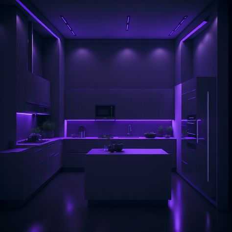 Comfy Core, Big Mansion, Purple Room Aesthetic, Big Mansions, Purple Kitchen, Fyp Aesthetic, Aesthetic Luxury, Purple Rooms, Small House Design Plans