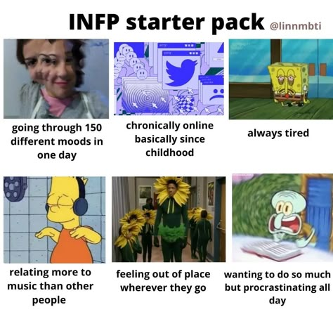 Infp Starter Pack, Infp Style, Infp Mediator, Infp Mood, Infp Girl, Infp Core, Infp Things, Infp Mbti, Meme Format