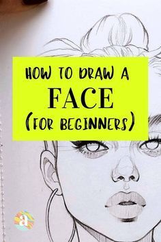 Practice Drawing Faces, Easy Pencil Drawings, How To Draw Anything, Draw Face, Draw A Face, Facial Proportions, Hair Sketch, Rose Drawing, Sketches Simple